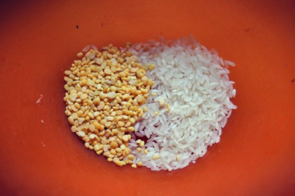 Staple Food in Nepal; Lentil and Rice (Dal and Baht)