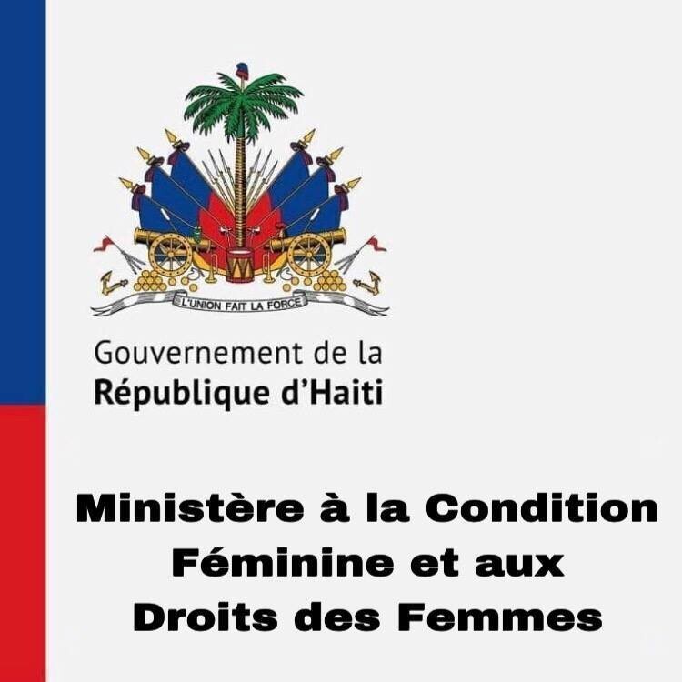 Logo Ministère à la condition féminine et aux droits des femmes Haïti